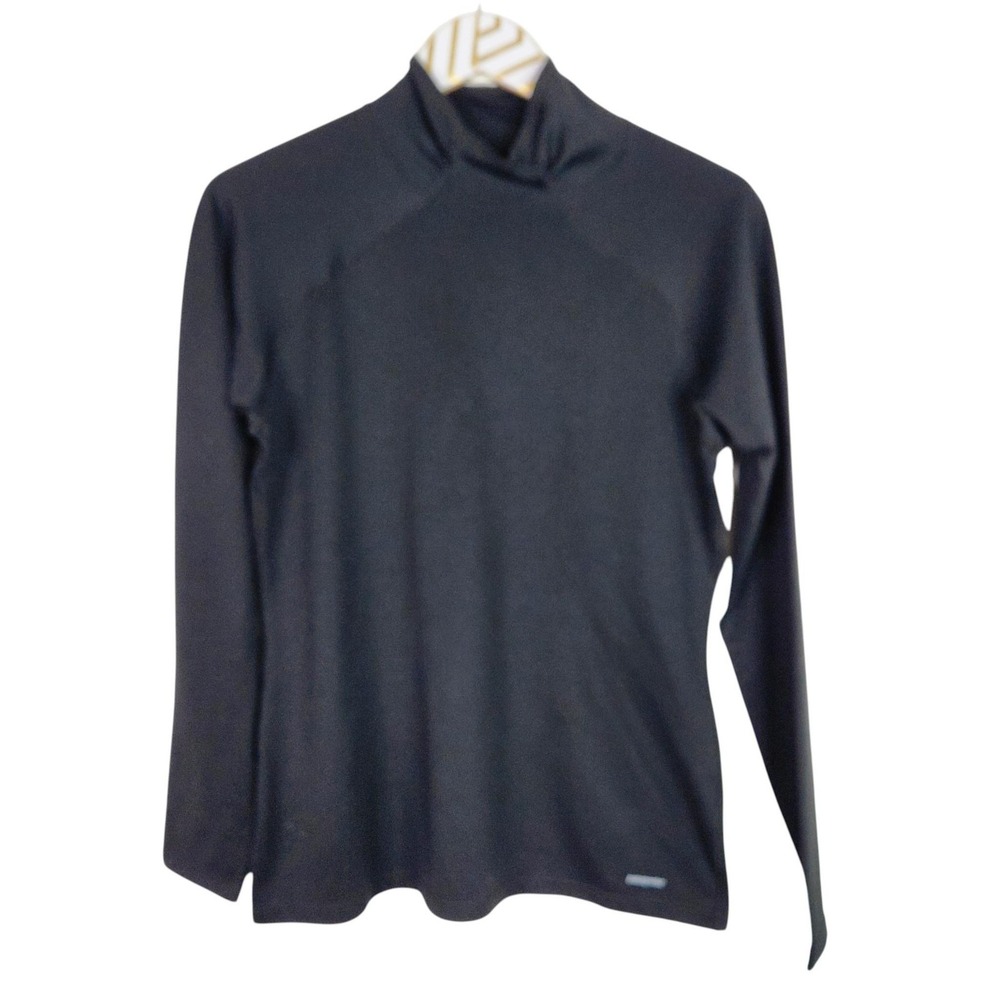 PATAGONIA Capilene 3 Midweight Shirt Mens Medium Black ock Neck Base Layer